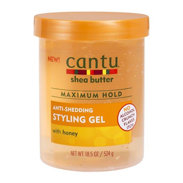 Cantu Shea Butter Maximum Hold Anti-Shedding Styling Gel with Honey 524g, Cantu, Beautizone UK