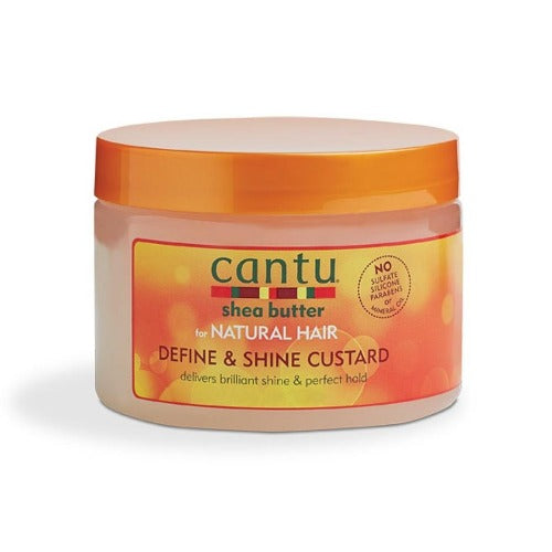 Cantu Shea Butter Natural Hair Define & Shine Custard 340g, Cantu, Beautizone UK