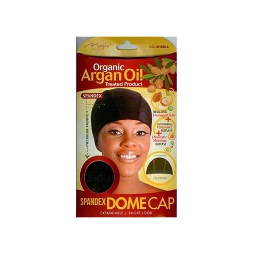 Magic Collection Organic Argan Oil Spandex Dome Cap # 3016BLA, Magic Accessories, Beautizone UK