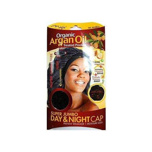 Magic Collection Organic Argan Oil Super Jumbo Day & Night Cap # 3015BLA, Magic Accessories, Beautizone UK