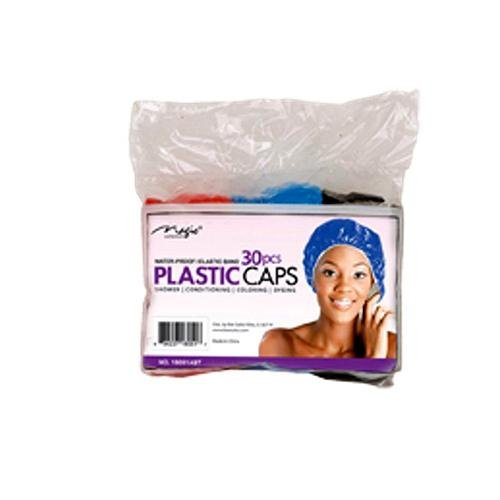 Magic Collection Plastic Caps 30Pcs Asst. Colours # 18051AST, Magic Accessories, Beautizone UK