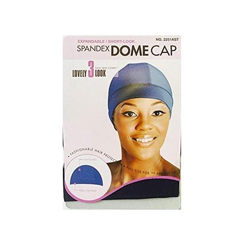 Magic Collection Spandex Dome Cap Asst Colours # 2251AST | Beautizone UK