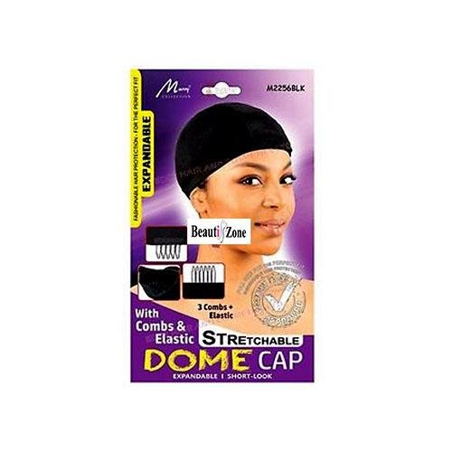 Murry Collection Spandex Dome Cap With 3 Combs & Elastic # M2256BK, Murry Collection, Beautizone UK
