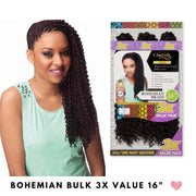 Cherish Bohemian Bulk 16'' Crochet Braids 3 Pack Value, Cherish, Beautizone UK