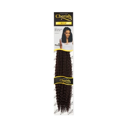 Cherish Brazilian Hair Bulk 20'' Crochet Hair Braids Bulk All Colors, Cherish, Beautizone UK