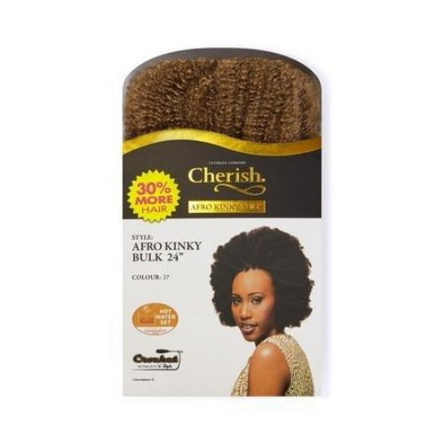 Cherish Bulk - Afro Kinky Bulk 24" Inches Length, Cherish, Beautizone UK