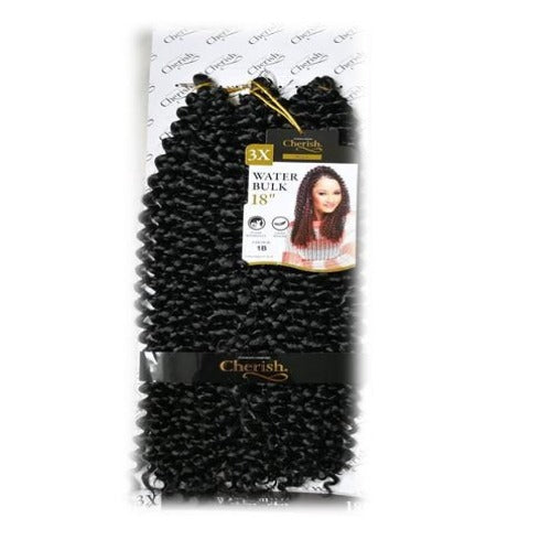 Cherish Water Wave Bulk Crochet Hair 3x Value Pack 14" & 18" inches, Cherish, Beautizone UK