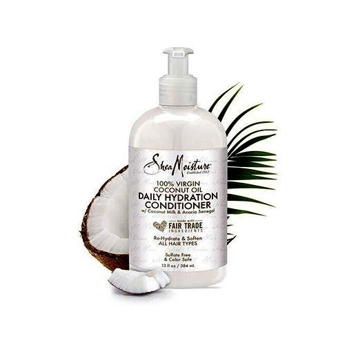 Shea Moisture 100% Virgin coconut oil daily hydration conditioner 384ML, SheaMoisture, Beautizone UK