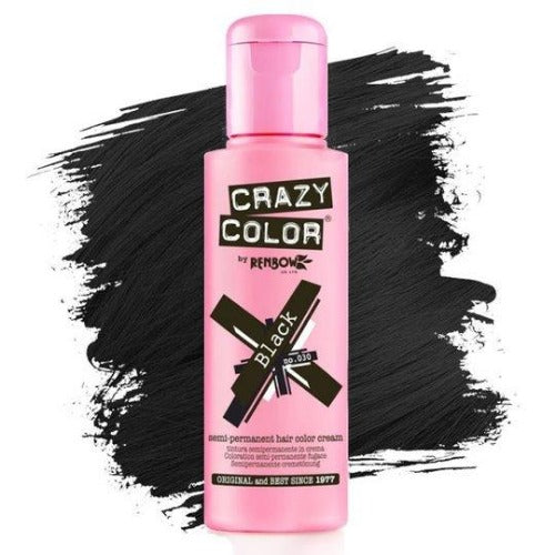 CRAZY COLOR - Semi-Permanent Hair Color Cream - Salon Cosmetics