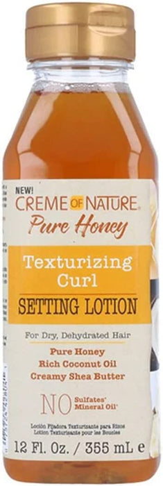 Cream Of Nature Pure Honey Texturising Curl Setting Lotion 355 ml, Creme of Nature, Beautizone UK