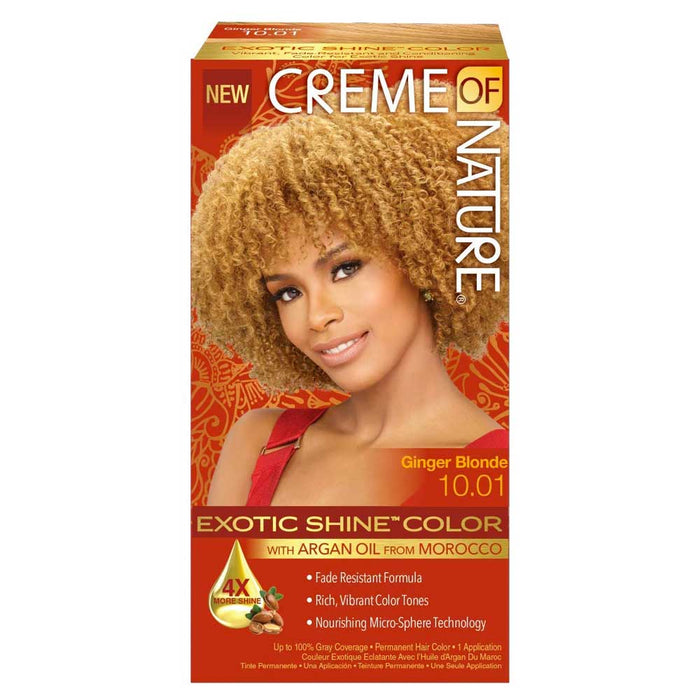 Creme of Nature Exotic Shine Permanent Hair Color (10.01 Ginger Blonde), Creme of Nature, Beautizone UK