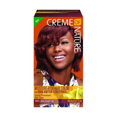 Creme Of Nature Hair Color (C30 Red Hot Burgundy) | Beautizone UK