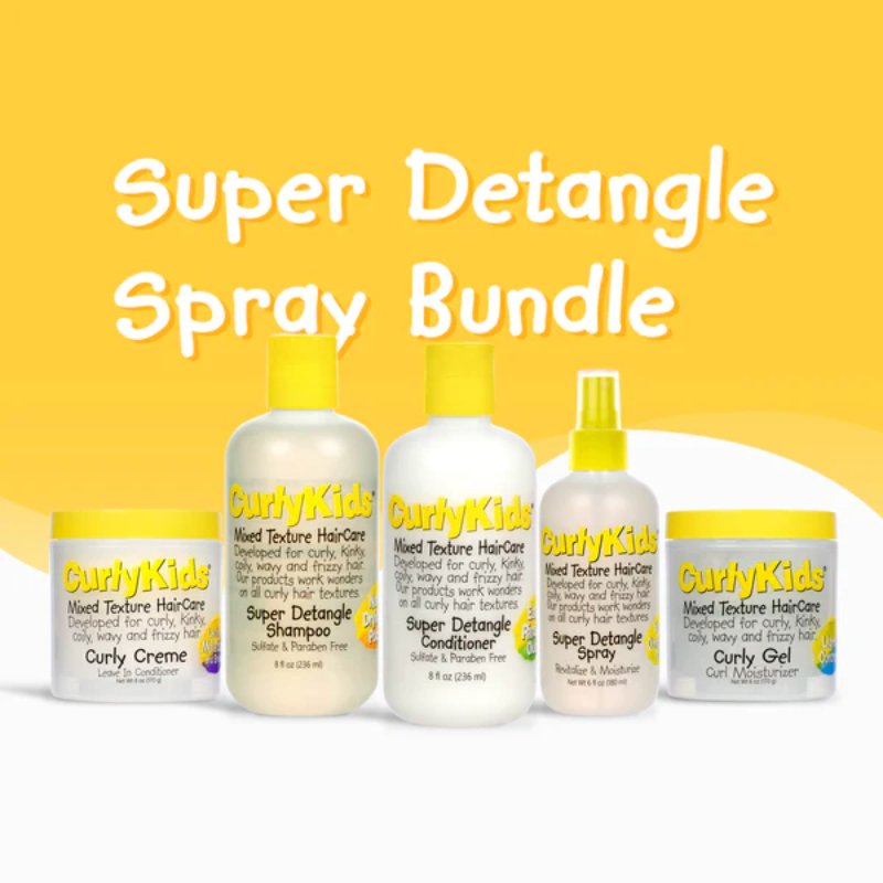 Curly Kids Super Detangle Spray Bundle, curly kids, Beautizone UK
