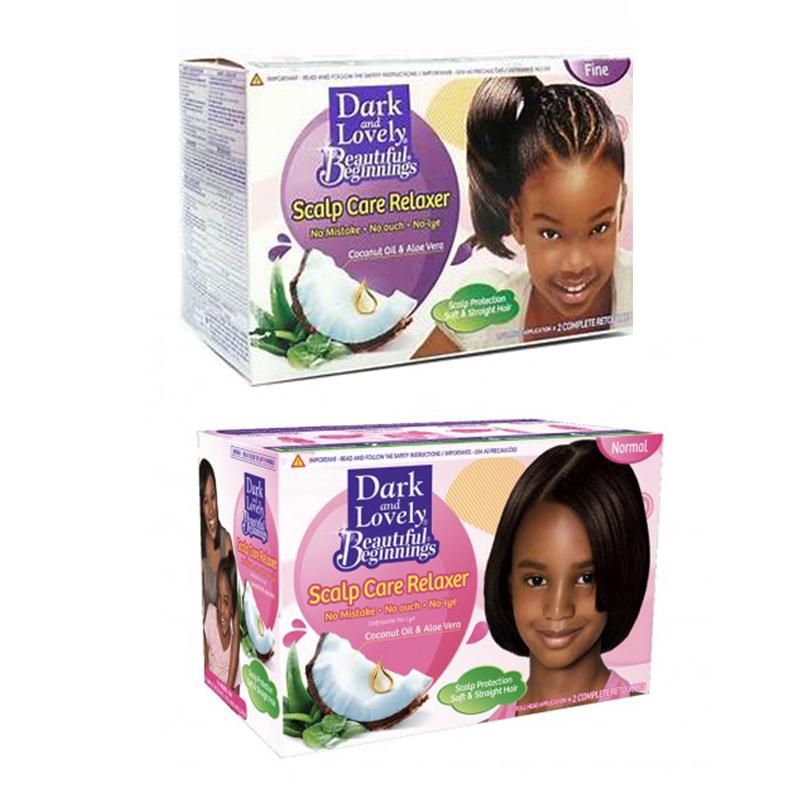 Dark and Lovely Beginnings Relaxer Kit Fine Beginnings Relaxer Kit Normal Set, Dark And lovely, Beautizone UK