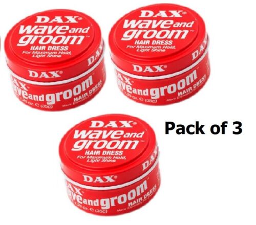 Dax Wave and Groom Hair dress Jar 1.25oz (3 Pack), Dax, Beautizone UK