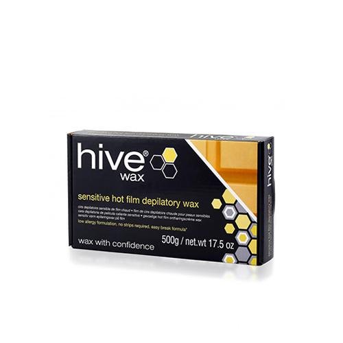 Hive Hot Film Sensitive Hot Depilatory Wax Block 500g, Hive Wax, Beautizone UK