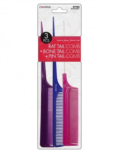 Donna - 3pcs Comb Combo #7763, 3pcs Comb, Beautizone UK