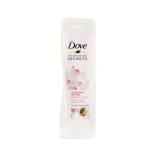 Dove Nourishing Secrets Glowing Ritual Body Lotion, All Skin Types 400Ml, Dove, Beautizone UK