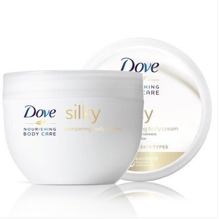 Dove Silky Nourishing Body Care Cream – 300ml, Dove, Beautizone UK
