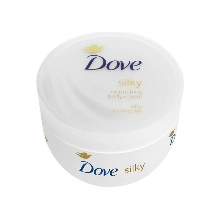 Dove Silky Nourishing Body Cream – 300ml Jar, Dove, Beautizone UK