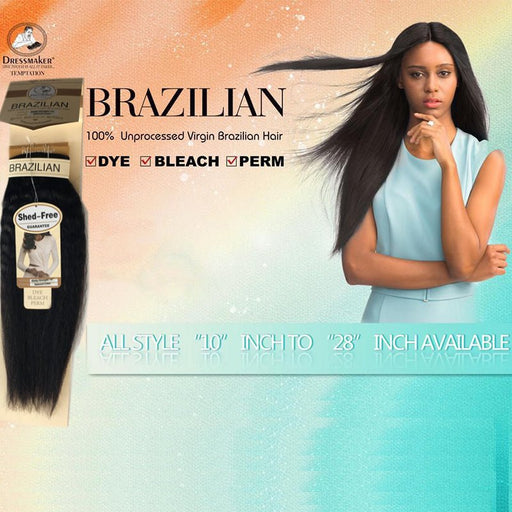 Dressmaker 100% Virgin Brazilian Hair Kinky Straight Style, Dress Maker, Beautizone UK