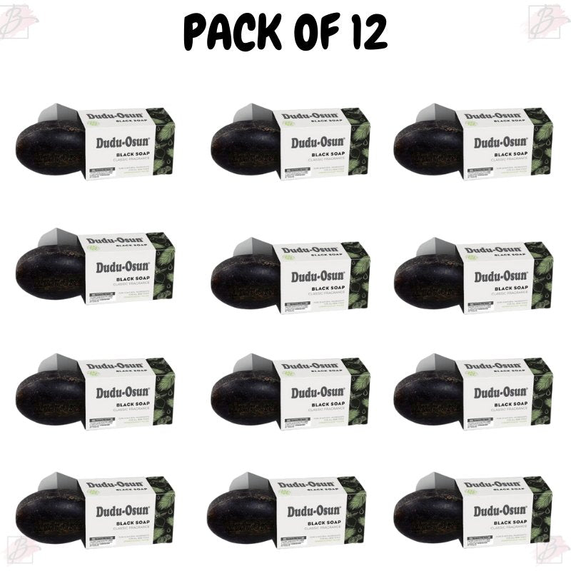 Dudu Osun African Black Soap - Pack of 12 - 150g | Beautizone UK