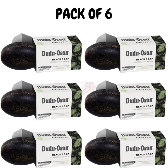 Dudu Osun African Black Soap - Pack of 6 - 150g | Beautizone UK