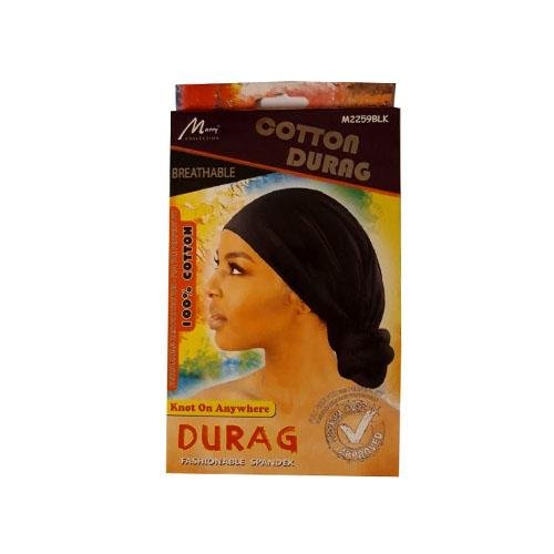 Murry Collection 100% Cotton Durag # M2259BLK, Murry Collection, Beautizone UK