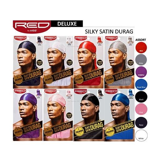 Red By Kiss Silky Satin Durag Extra Long Tail (All Colours), Red By Kiss, Beautizone UK