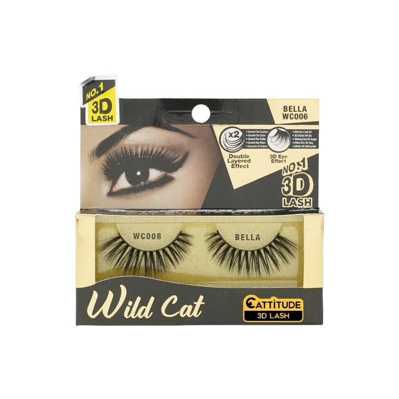 EBIN NEW YORK WILD CAT 3D EYE LASHES, Wild Cat, Beautizone UK