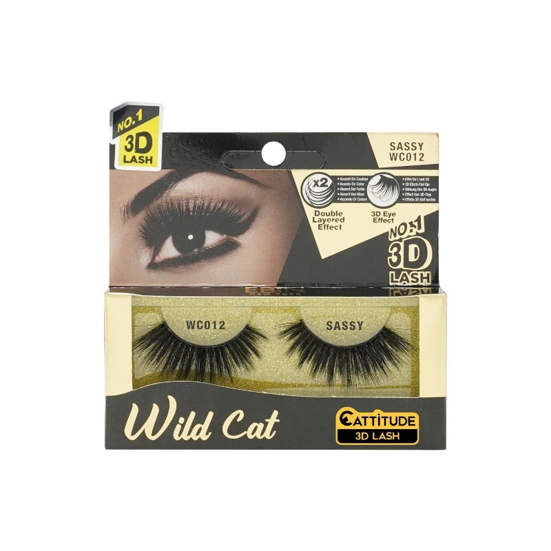 EBIN NEW YORK WILD CAT 3D EYE LASHES, Wild Cat, Beautizone UK