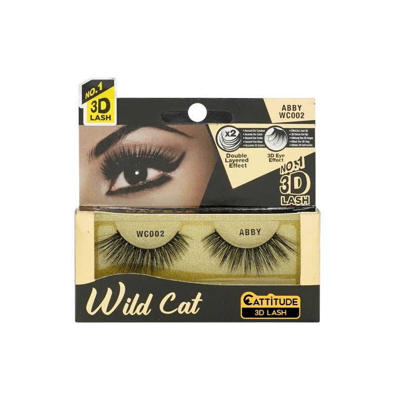 EBIN NEW YORK WILD CAT 3D EYE LASHES, Wild Cat, Beautizone UK