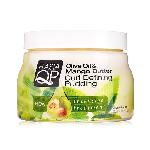 Elasta QP Olive Oil & Mango Butter Curl Defining Pudding 425g, Curl Defining Pudding, Beautizone UK