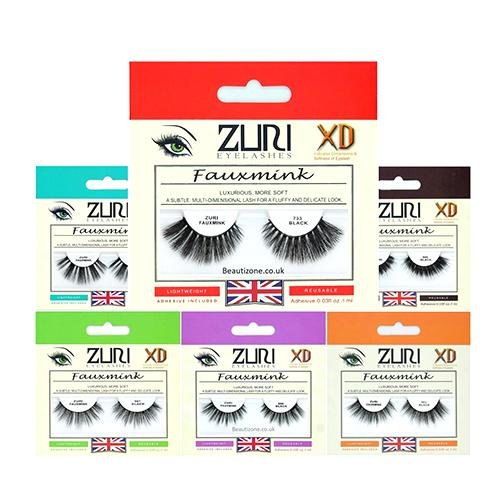 Zuri Eyelashes Faux-Mink Lashes, Zuri, Beautizone UK