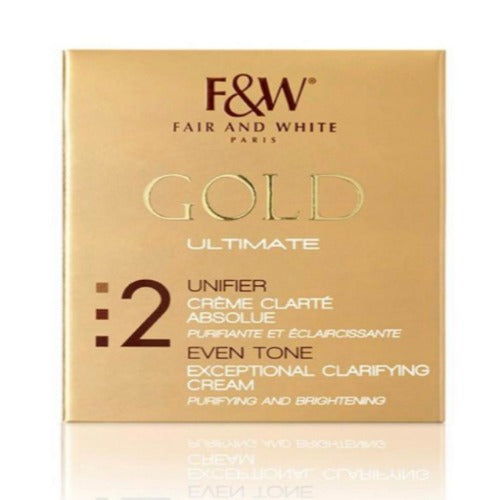 Fair and White Gold Ultimate 2 Exceptional Clarifying Cream 200ml, Fair & White Paris, Beautizone UK