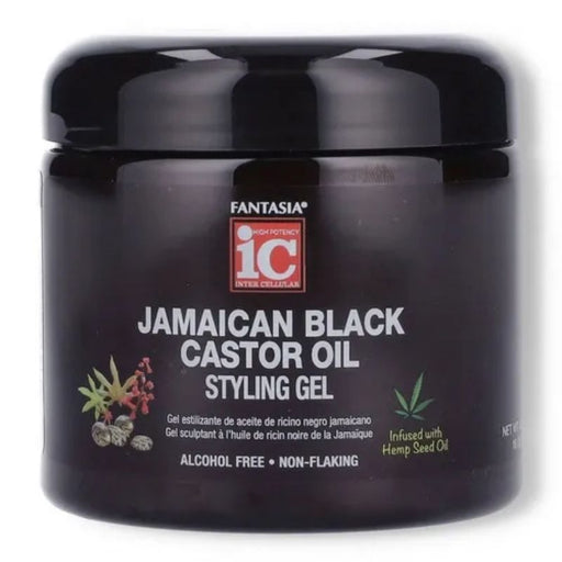 Fantasia IC Jamaican Black Castor Oil Styling Gel 454g, Ic Fantasia, Beautizone UK