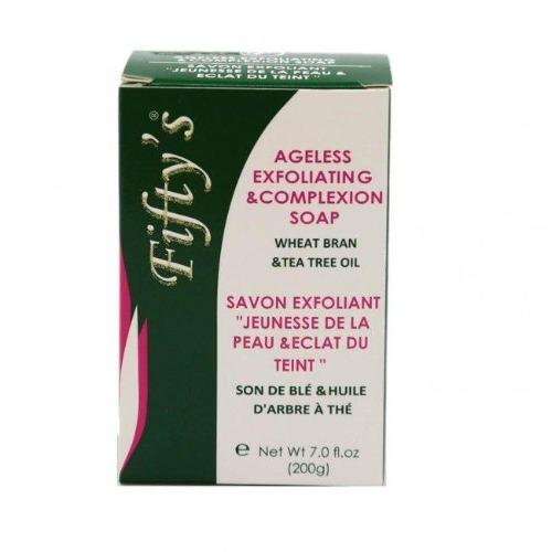 Fifty's Ageless Exfoliating & Complexion Soap 200g, Fifty’s, Beautizone UK