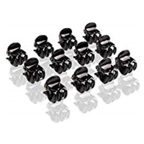 Fine Lines 12Pcs Mini Claw Clips Black # 6202, Fine Lines, Beautizone UK