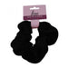 Fine Lines 2 Pack Ponytail Scrunchies Velvet Black # 6012, Fine Lines, Beautizone UK