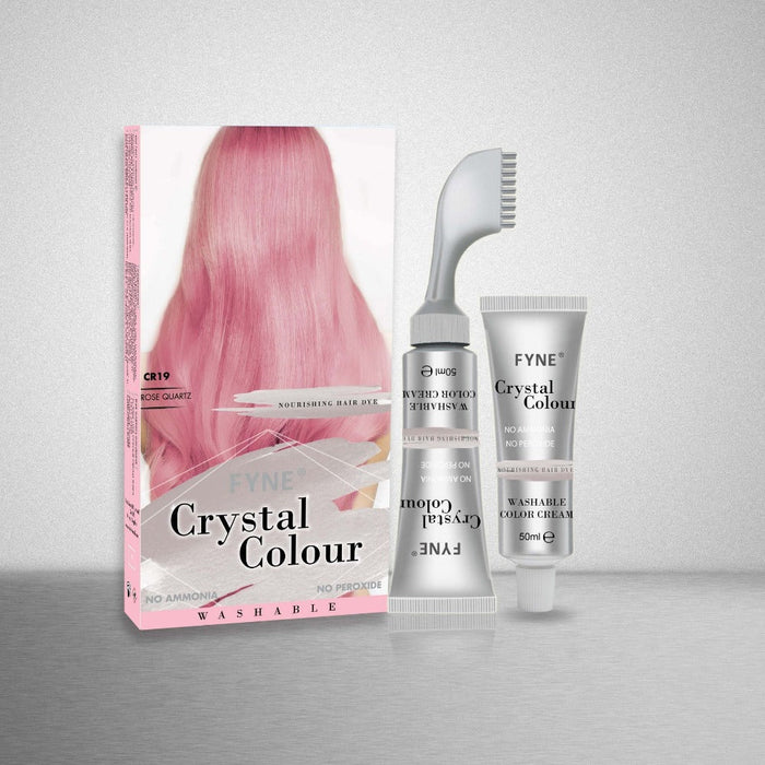 FYNE Crystal Colour - Rose Quartz (Pastel Pink) CR19 | Beautizone UK