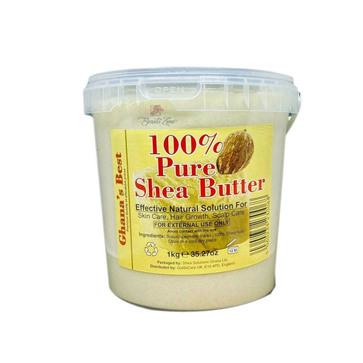 Ghana's Best Easy Melt 100% Pure Shea Butter White All Sizes, Shea Butter, Beautizone UK