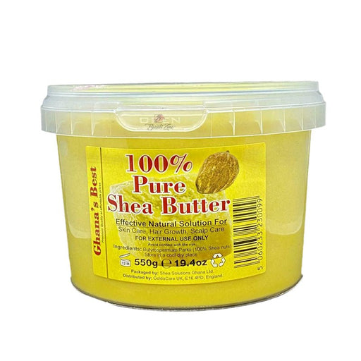 Ghana's Best Easy Melt 100% Pure Shea Butter Yellow All Sizes, Shea Butter, Beautizone UK