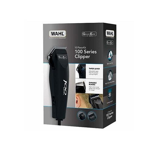 Wahl 100 Series Mains Hair Clipper Set - Black, Wahl, Beautizone UK