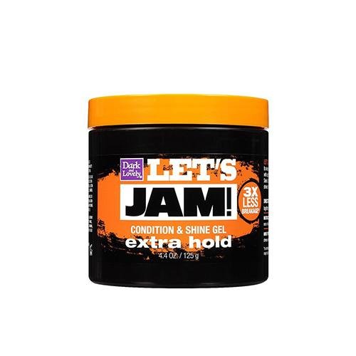 Dark and Lovely Let's Jam! Shining & Conditioning Gel Extra Hold 125g, Dark And lovely, Beautizone UK