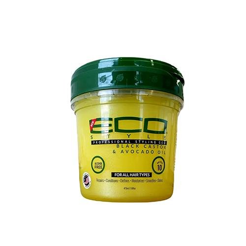 Eco Styler Styling Gel Black Castor & Avocado Oil 16oz, Eco Styler, Beautizone UK