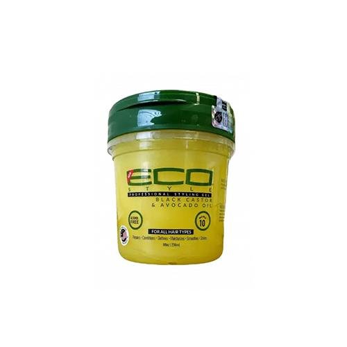Eco Styler Styling Gel Black Castor & Avocado Oil 8oz, Eco Styler, Beautizone UK