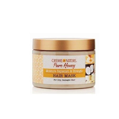 CON Pure Honey Moist Replenish & Strength Hair Mask 11.5oz, Creme of Nature, Beautizone UK