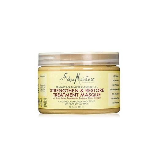 Shea Moisture Jamaican Black Castor Oil Strengthen Grow and Restore Treatment Masque 354ml, SheaMoisture, Beautizone UK