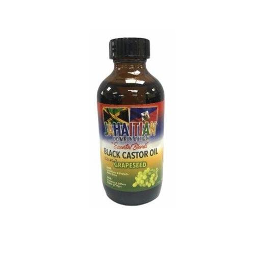 Jahaitian Essential Blend Black Castor Oil & Grapeseed 4oz, Jahaitian, Beautizone UK