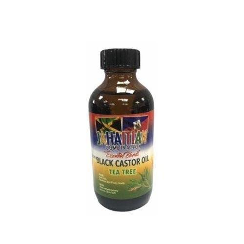 Jahaitian Essential Blend Black Castor Oil & Tea Tree 4oz, Jahaitian, Beautizone UK